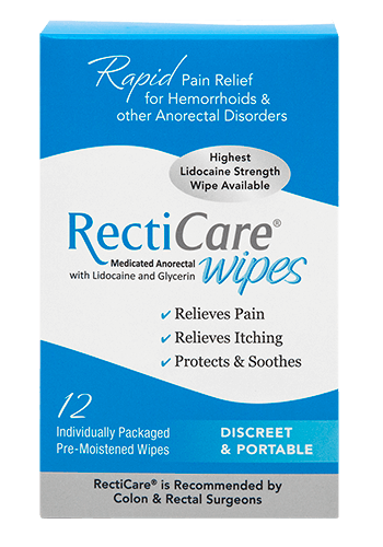 Recticare Hemorrhoidal Wipes
